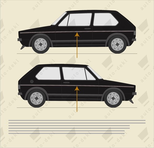 Fits mk1 golf gti - fits, 3dr