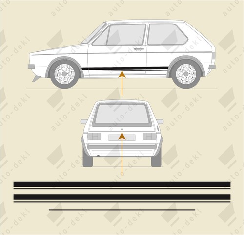 Fits mk1 golf - gti,