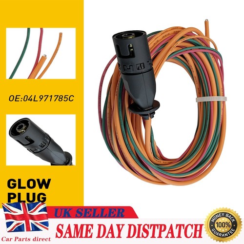Glow plug with - plug,