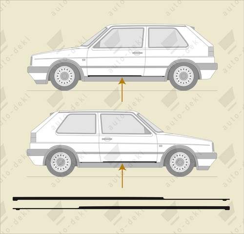 Fits mk2 golf gti - mk2, g60