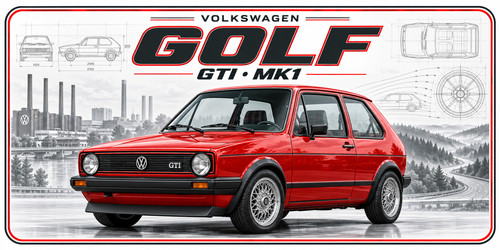 Golf mk1 gti - gti, metal
