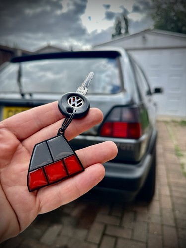 Golf mk2 style - vw, keyring