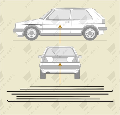 Fits mk2 golf gti 3dr - fits,
