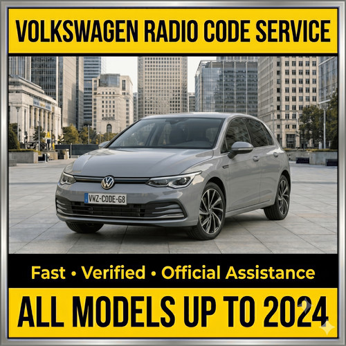 Genuine radio code unlock - vw,