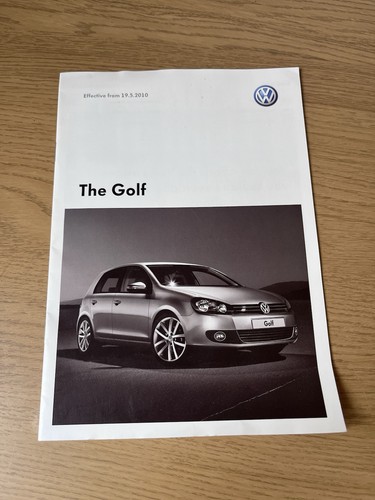 Golf mk6 specifications - vw,